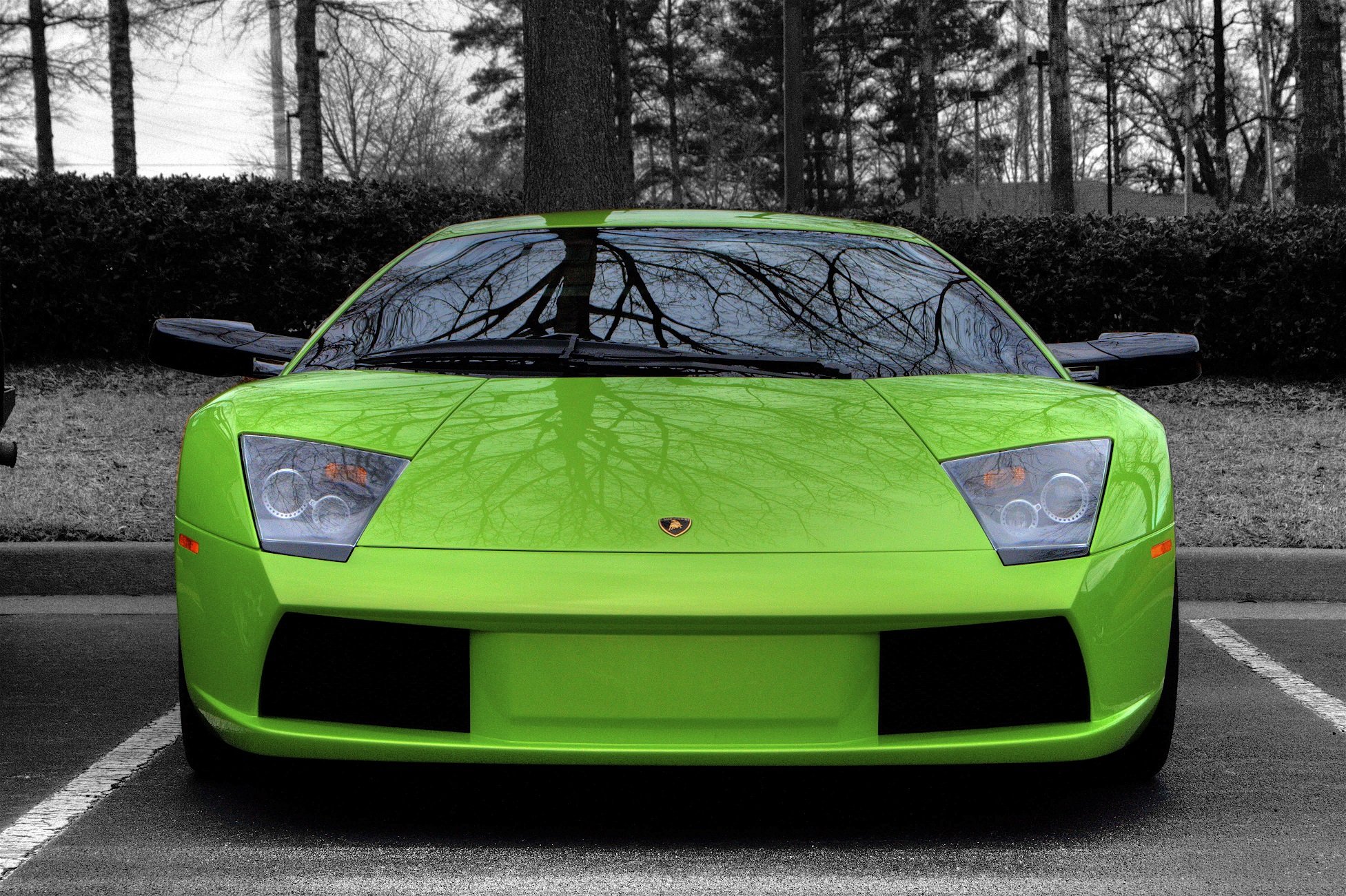 lamborghini, Murcielago, Cars, Coupe, Supercars, Italy, Green, Vert