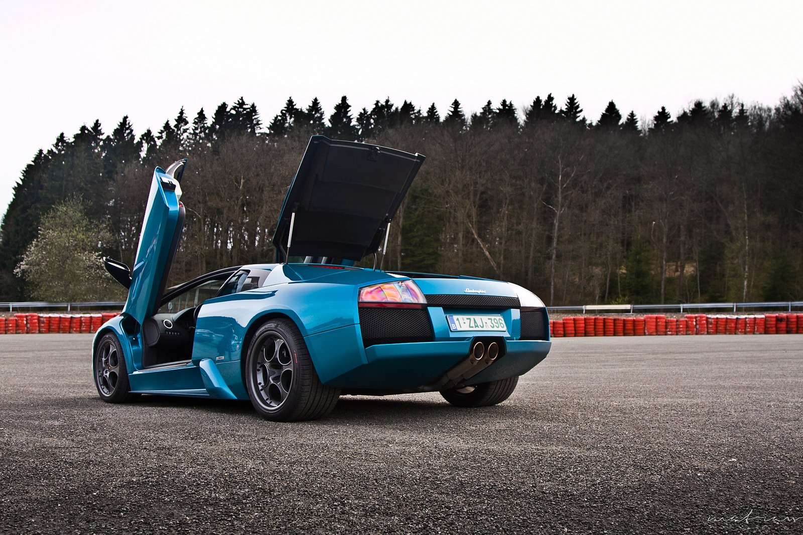 lamborghini, Murcielago, Cars, Coupe, Supercars, Italy, Blue, Bleu Wallpaper