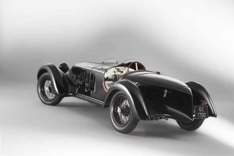 1929, Alfa, Romeo, 6 c, 1750, S s, Race, Racing, Retro, Vintage HD Wallpaper Desktop Background