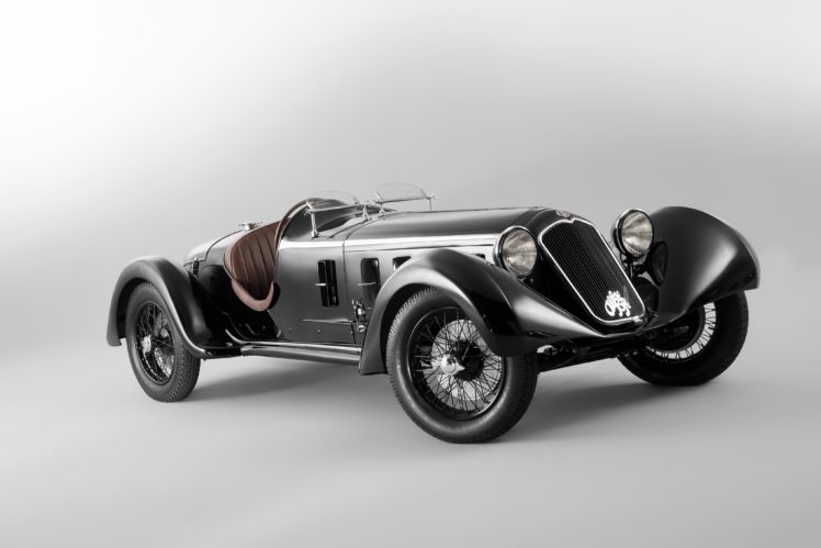 1929, Alfa, Romeo, 6 c, 1750, S s, Race, Racing, Retro, Vintage HD Wallpaper Desktop Background