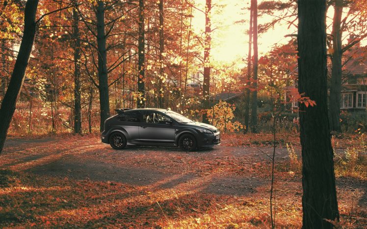 autumn,  season , Cars, Ford, Ford, Focus, St HD Wallpaper Desktop Background