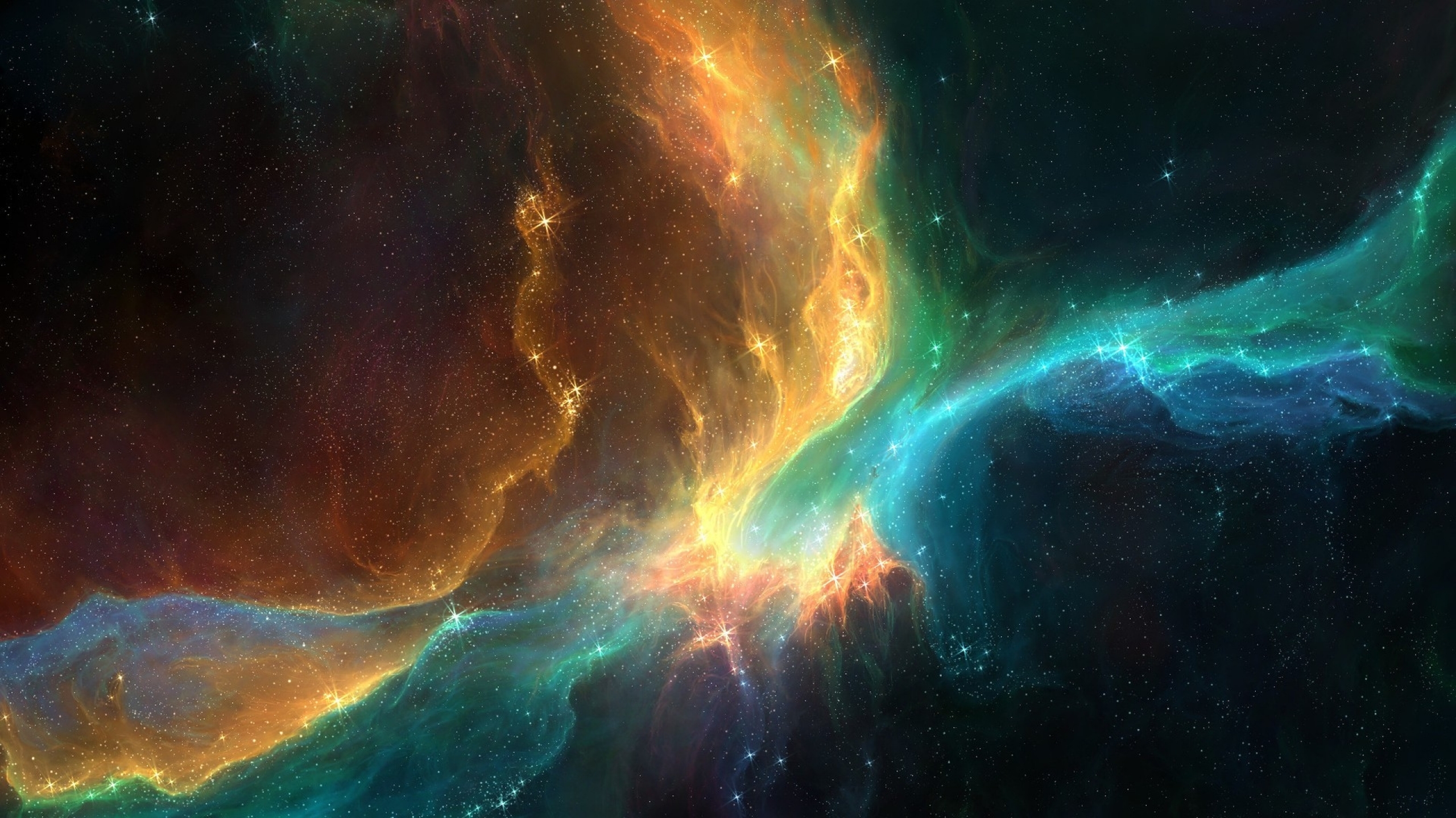 outer, Space, Colorful, Stars, Nebulae Wallpaper