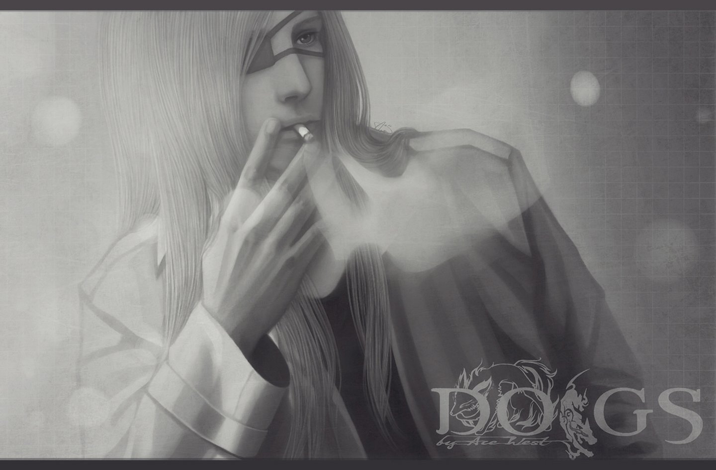 smoking, Long, Hair, Anime, Series, Dogs, Characters Wallpaper