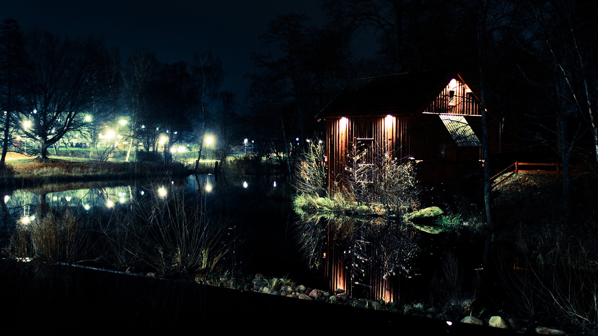 water, Landscapes, Winter, Night, Buildings, Canon, Tagnotallowedtoosubjective Wallpaper