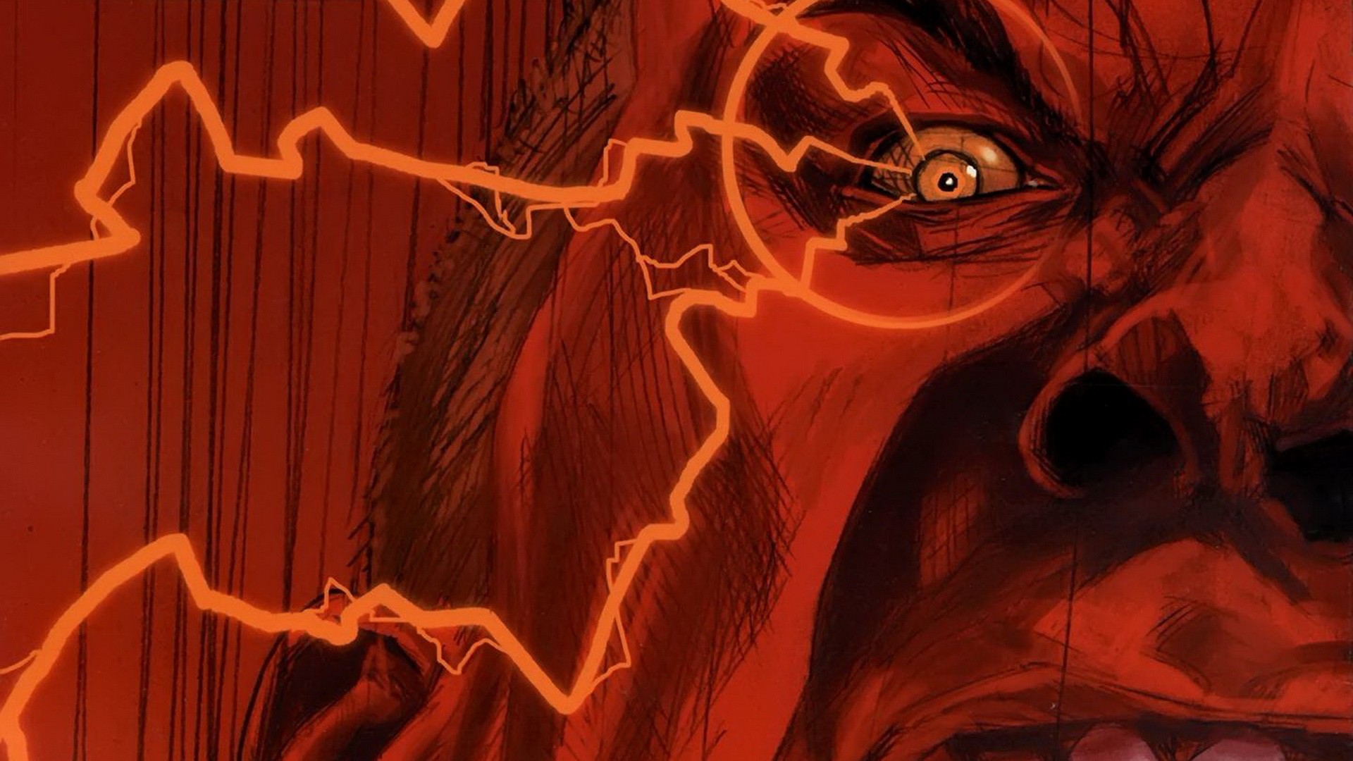 close up, Eyes, Red, Comics, Angry, Anger, Boom , Comics, Irredeemable, Plutonian Wallpaper
