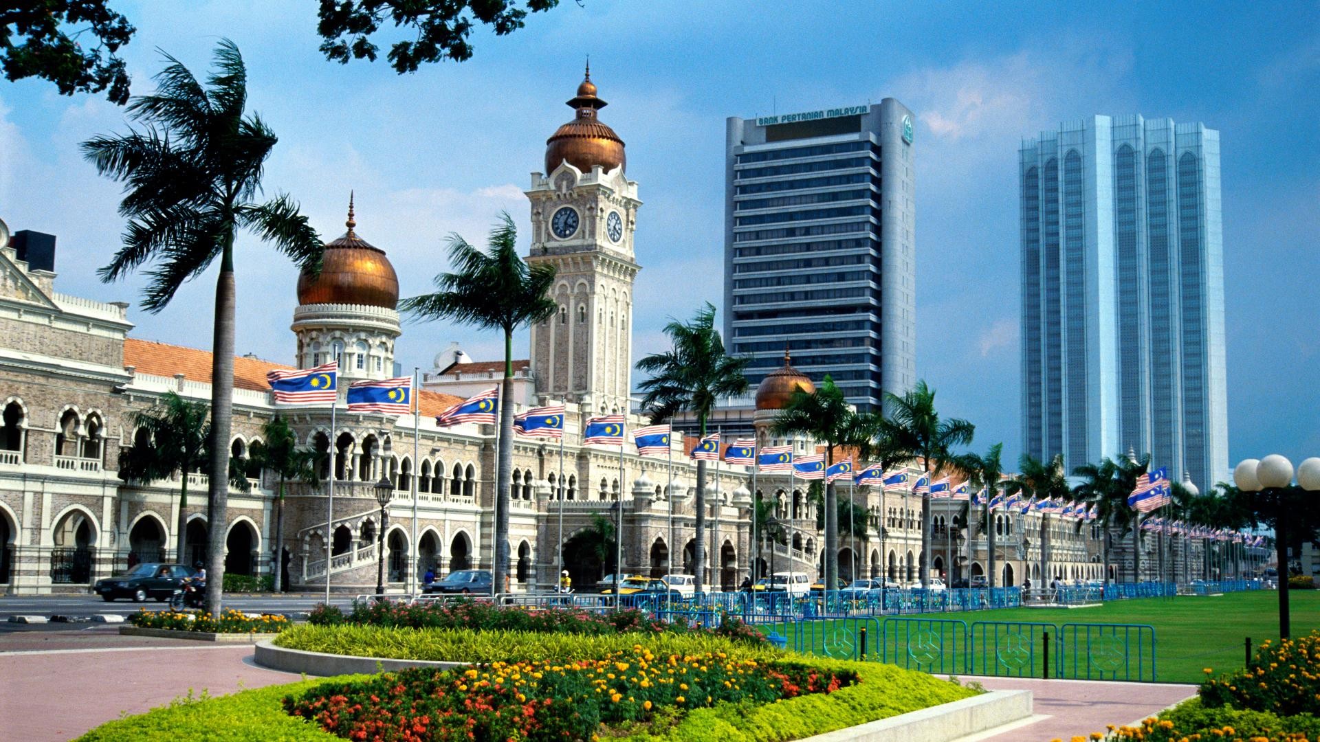 malaysia, Asia, Kuala, Lumpur, Sultan, Abdul, Samad, Building Wallpaper