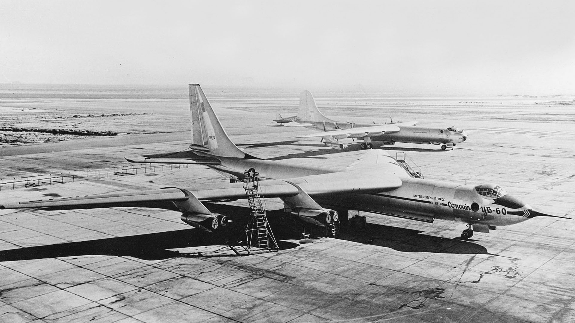 aircraft, Nasa, Vehicles, Convair, Yb 60, Airfield Wallpaper