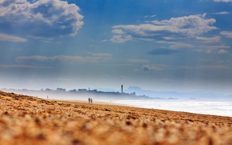 landscapes, Beach, Depth, Of, Field HD Wallpaper Desktop Background