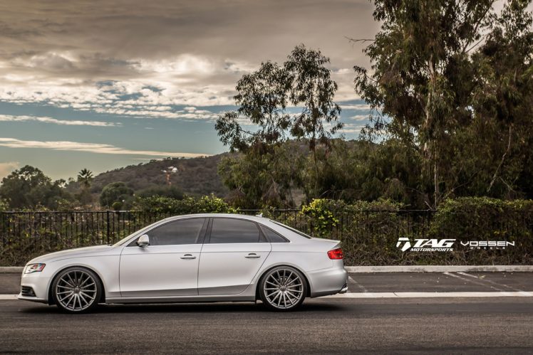 2015, Vossen, Audi, A4, Tuning, Wheels, Cars HD Wallpaper Desktop Background