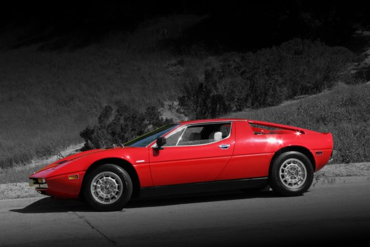 classic, Maserati, Merak, Supercar, Supercars HD Wallpaper Desktop Background