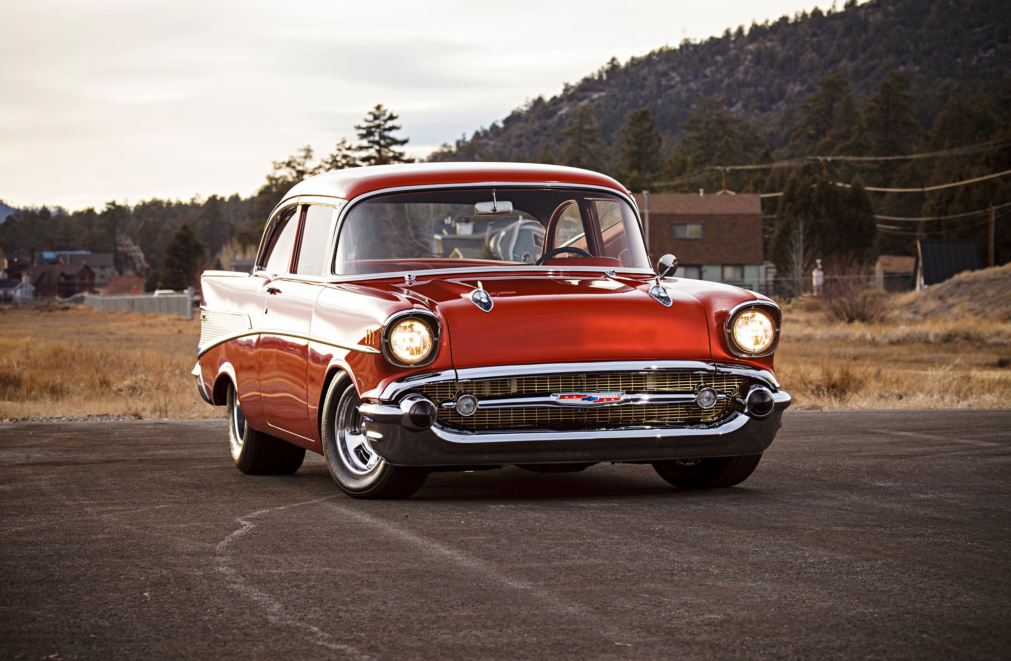 1957, Chevrolet, Belair, Hardtop 03 Wallpaper