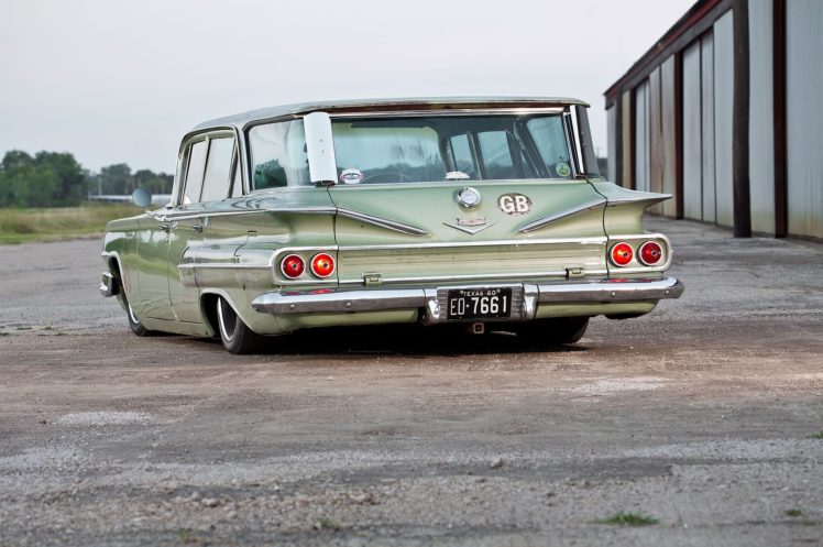 1960, Chevrolet, Wagon, Parkwood 02 HD Wallpaper Desktop Background