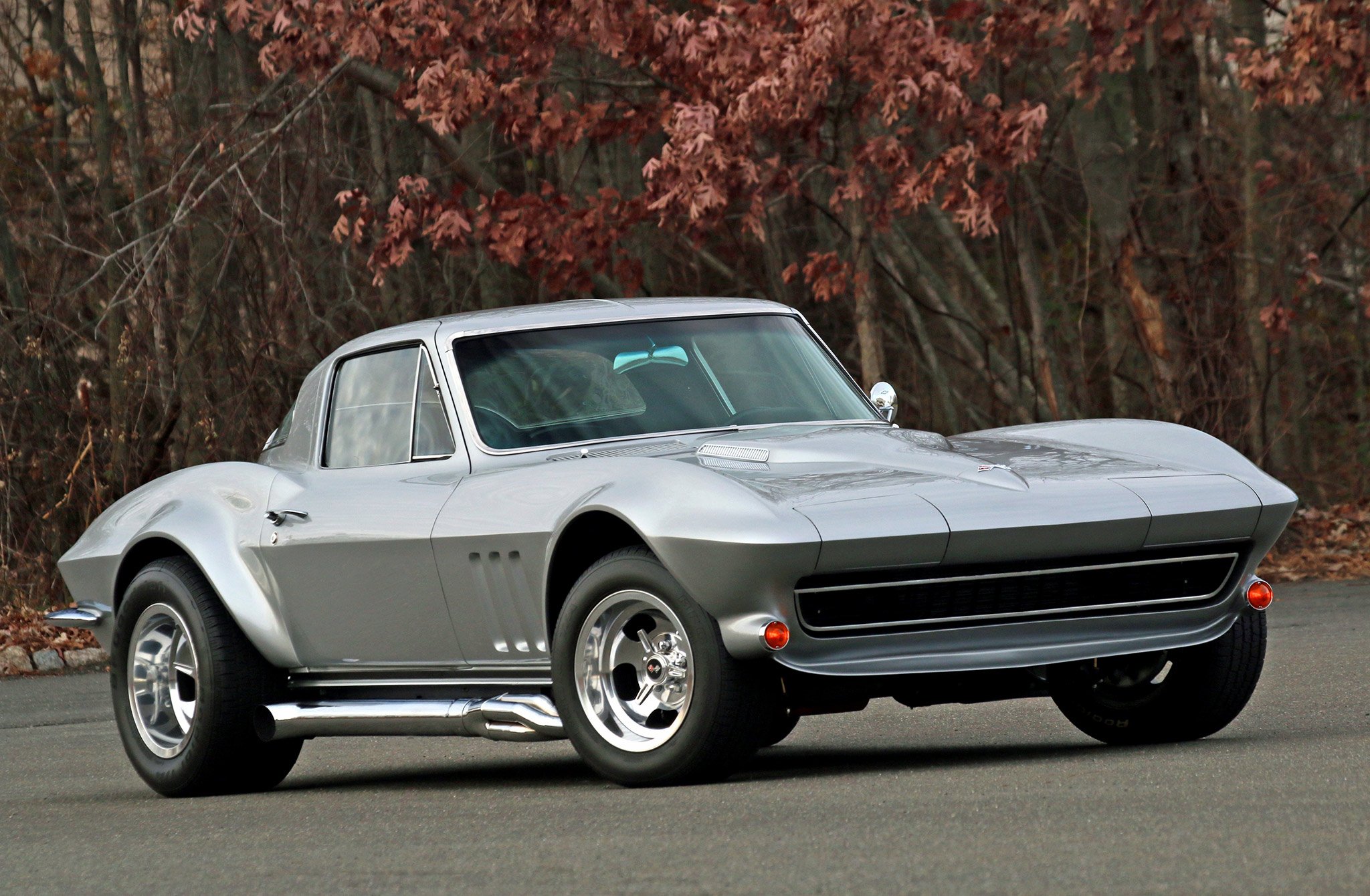 1966, Chevrolet, Corvette 04 Wallpaper