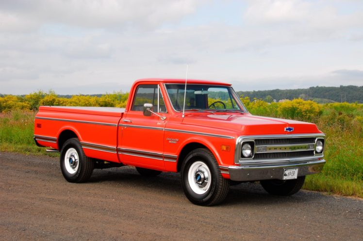 1969, Chevrolet, C 20, Pickup 01 HD Wallpaper Desktop Background