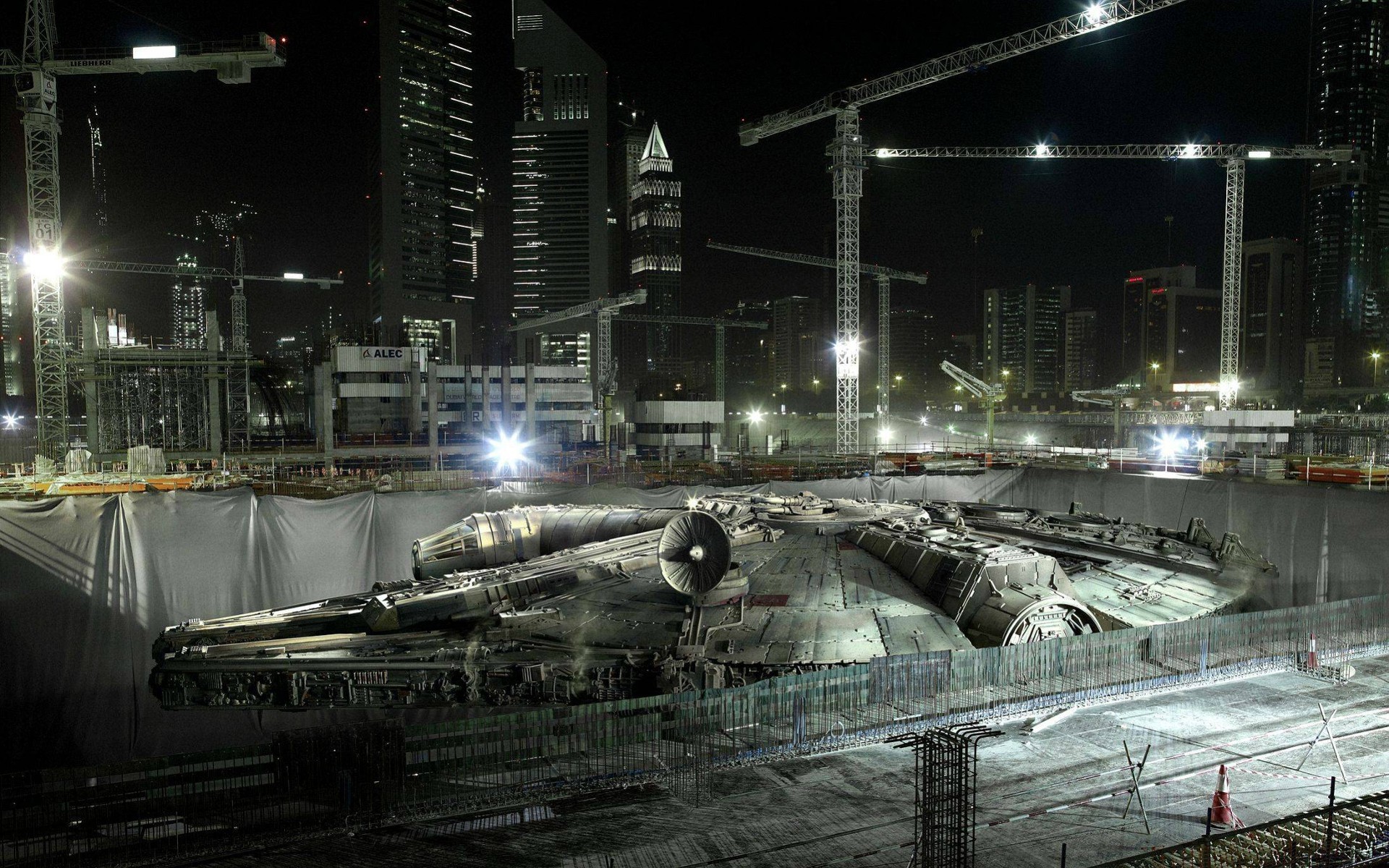 star, Wars, Millenium, Falcon Wallpaper