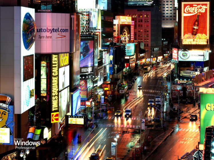 traffic, Lights, Times, Square HD Wallpaper Desktop Background