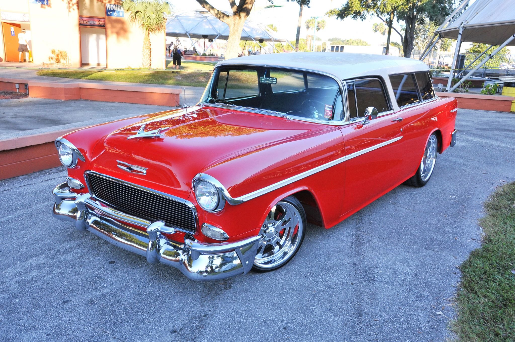1955, Chevrolet, Nomad 01 Wallpaper