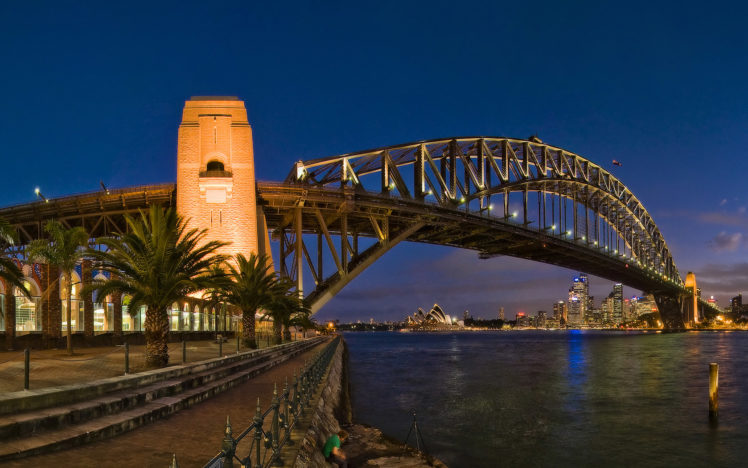 bridges, Sydney, Australia, Sydney, Harbour, Bridge HD Wallpaper Desktop Background