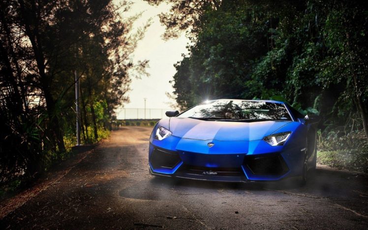 lamborghini, Laborghini, Aventador, Aventador, Car, Blue, Lamborghini, Azul HD Wallpaper Desktop Background