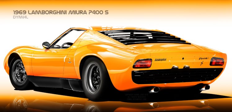 1969, Lamborghini, Miura HD Wallpaper Desktop Background