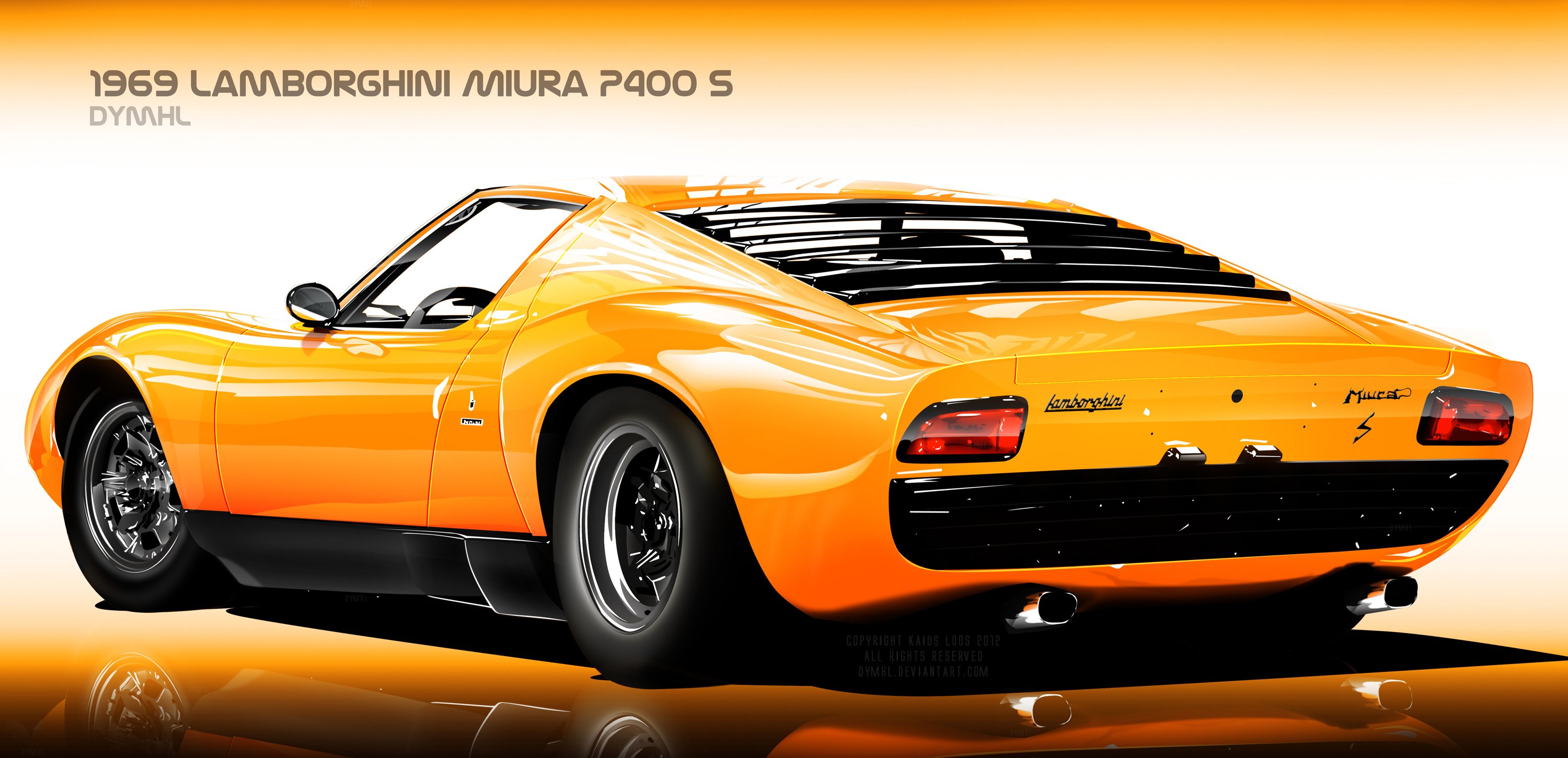 1969, Lamborghini, Miura Wallpaper