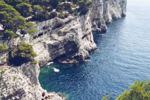 cliffs, Croatia, Sea