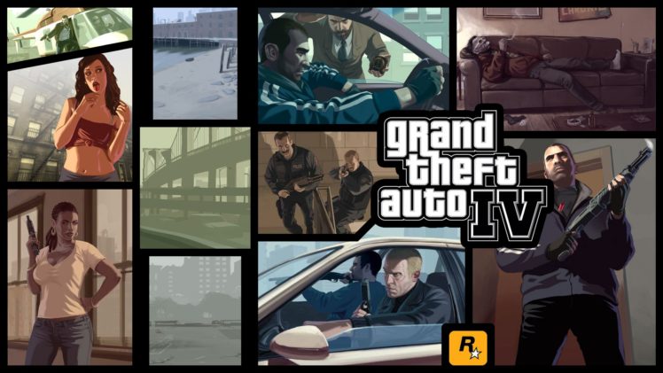 video, Games, Grand, Theft, Auto, Grand, Theft, Auto, Iv HD Wallpaper Desktop Background