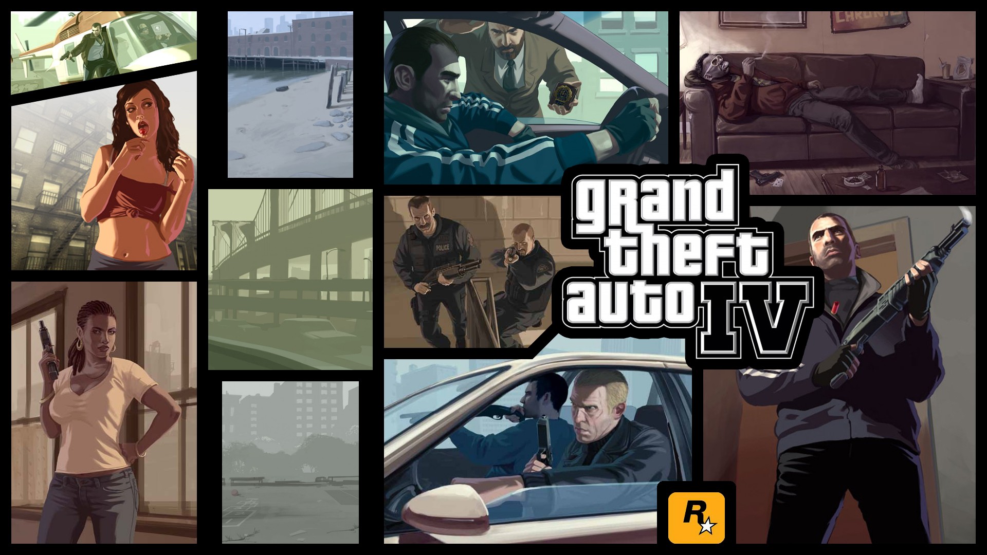 video, Games, Grand, Theft, Auto, Grand, Theft, Auto, Iv Wallpaper