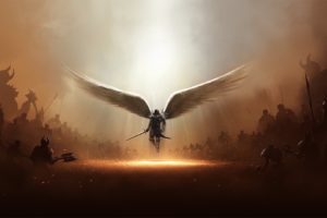 diablo tyrael angels armor army, Fantasy