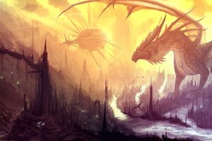 dragons, Fantasy, Art