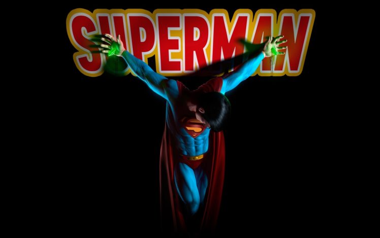 dc, Comics, Superman, Superheroes, Black, Background, Crucified HD Wallpaper Desktop Background