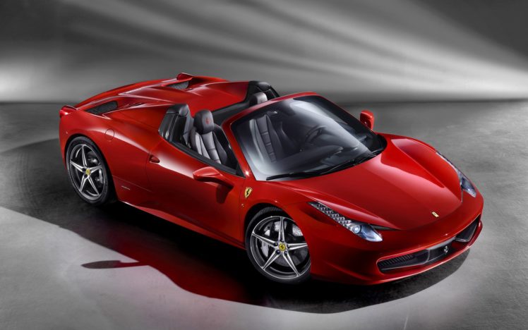 2012, Ferrari, 458, Spider, Studio HD Wallpaper Desktop Background