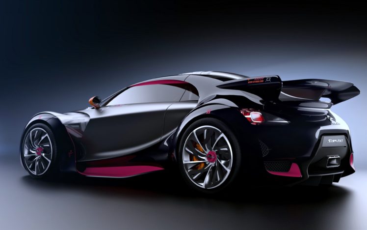 citroen, Survolt concept2010, Cars, Speed, Black, Motors HD Wallpaper Desktop Background