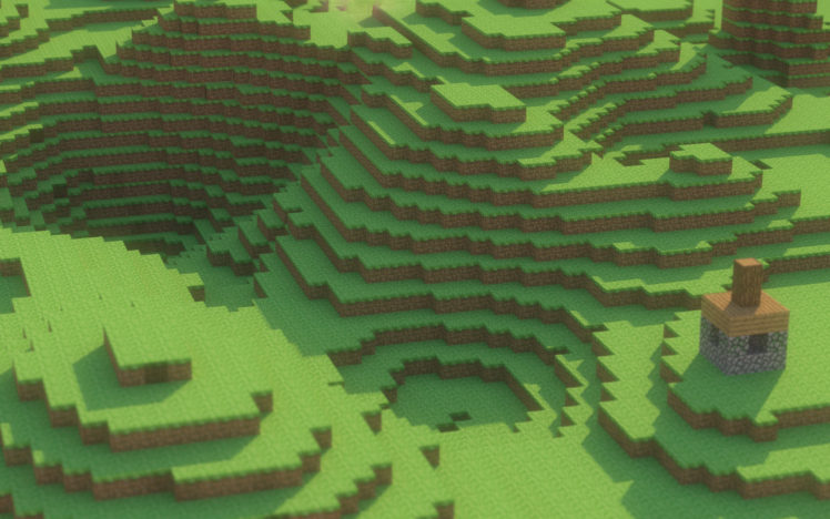 landscapes, Minecraft HD Wallpaper Desktop Background
