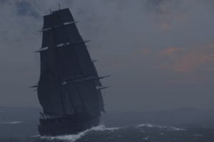 ship, At, Sea