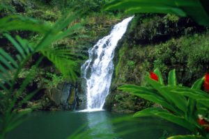 hawaii, Falls, Waterfalls, Oahu