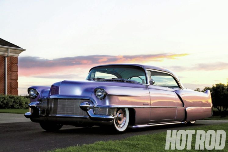 1955, Cadillac,  coupe, De, Ville 07 HD Wallpaper Desktop Background
