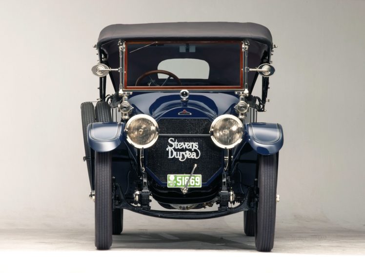 1913, Stevens, Duryea, Model c5 passenger, Touring, Luxury, Retro, Vintage HD Wallpaper Desktop Background