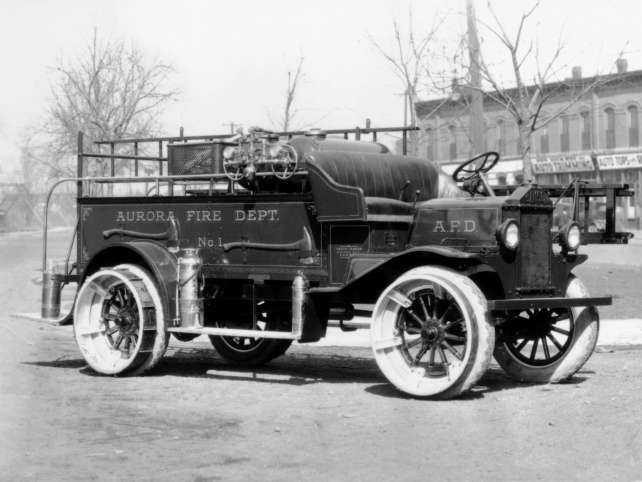 1923, Samson, Chemical, Truck, Firetruck, Fire, Retro, Vintage, Semi, Tractor, Emergency Wallpaper