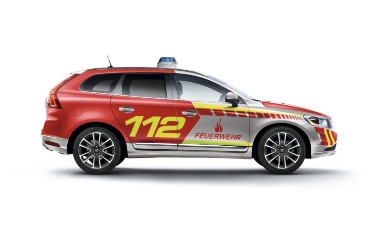 2015, Volvo, Xc60, Feuerwehr, Stationwagon, Fire, Firetruck, Emergency HD Wallpaper Desktop Background