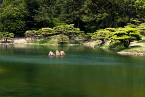 apan, Parks, Pond, Takamatsu, Ritsurin, Garden, Shrubs, Nature