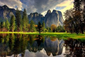 lake, Mountain, Forest, Reflection, Nature, Landscape, Autumn