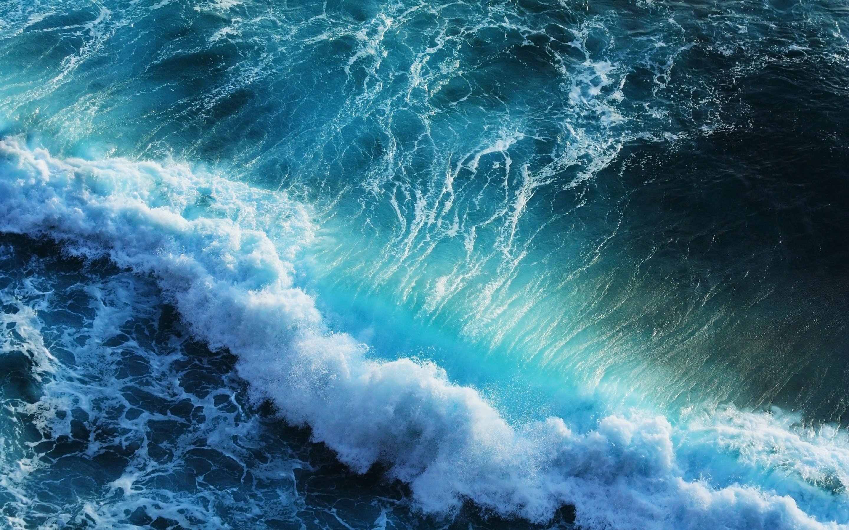 sea, Waves, Spray, Nature Wallpaper