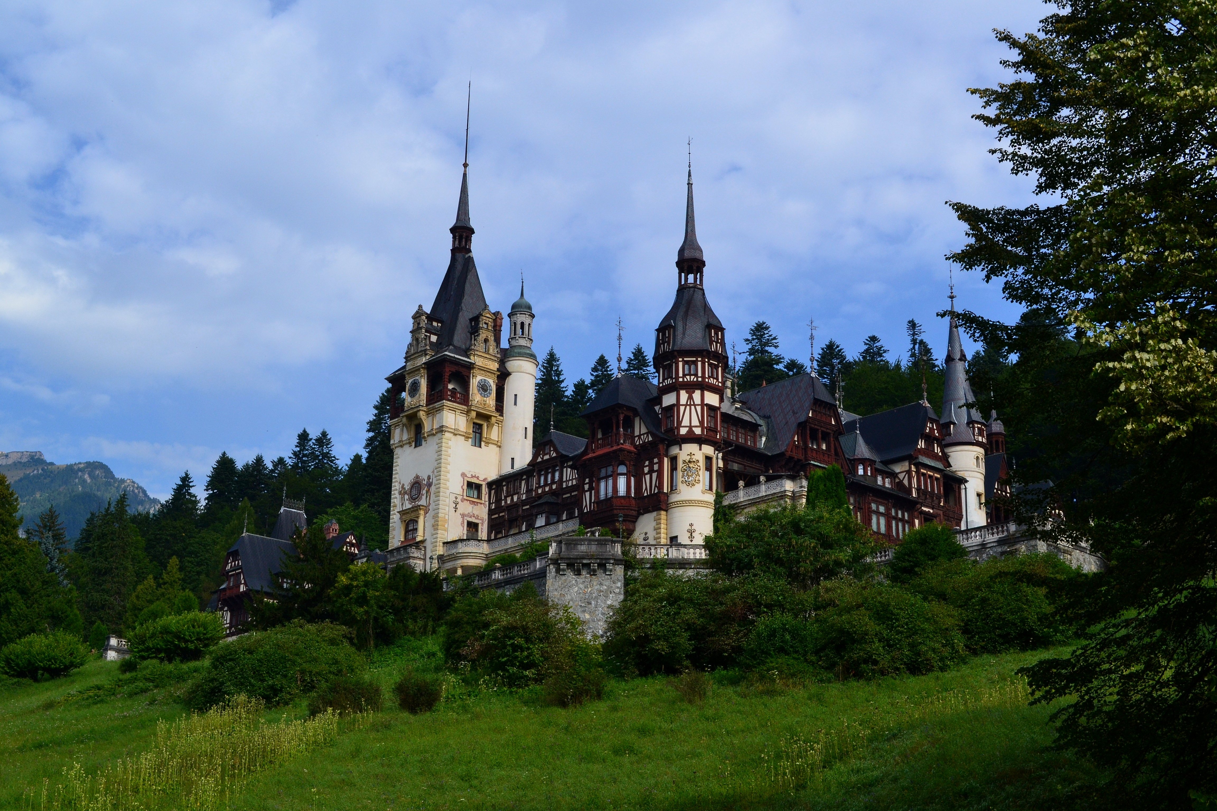 romania, Castle, Peles Wallpaper