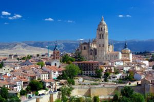 spain, Houses, Temples, Segovia, Cathedral, Cities