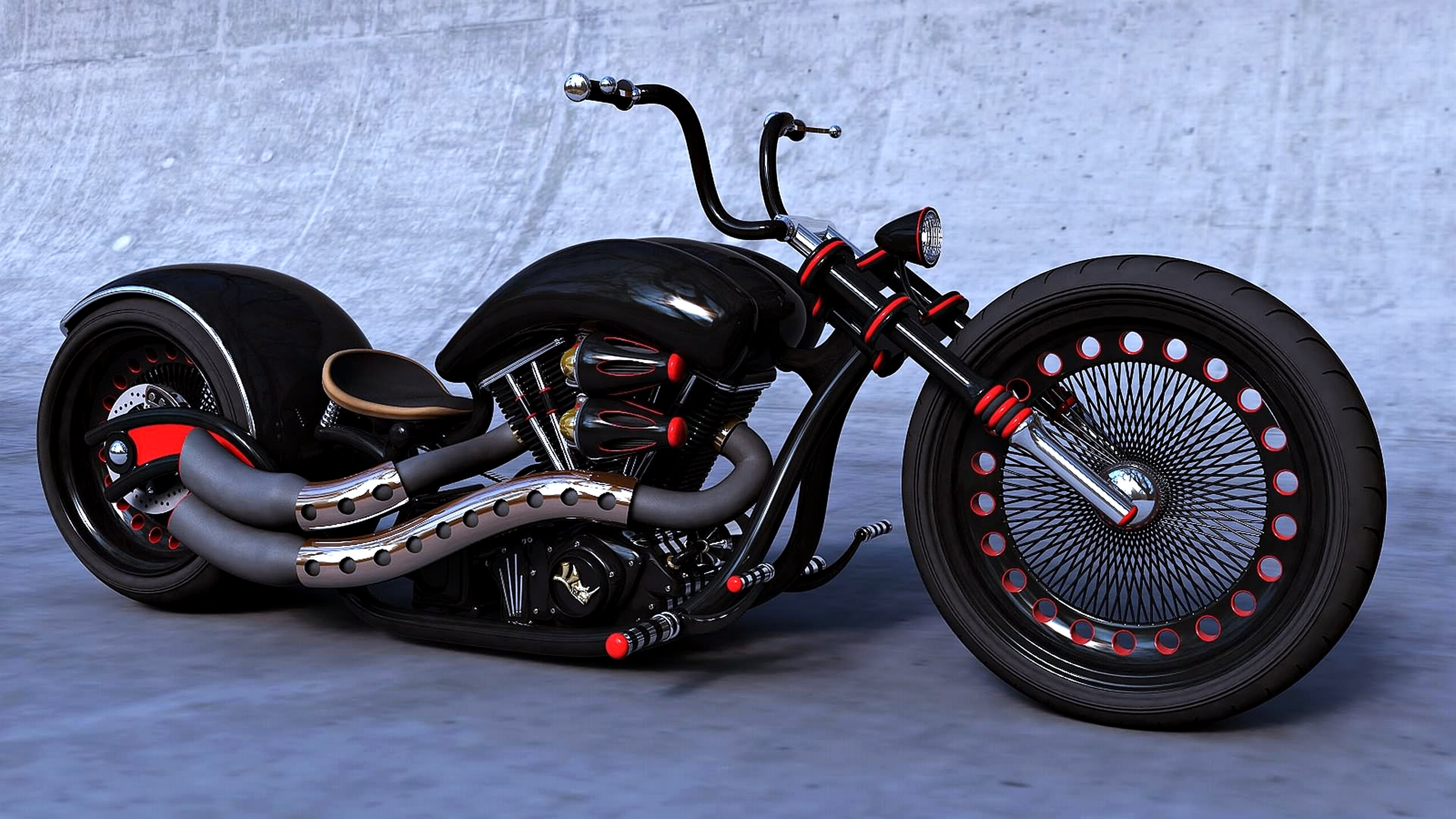 chopper, Motocycle, Black, Super, Force, Noise, Motors, Speed, Harley davidson Wallpaper