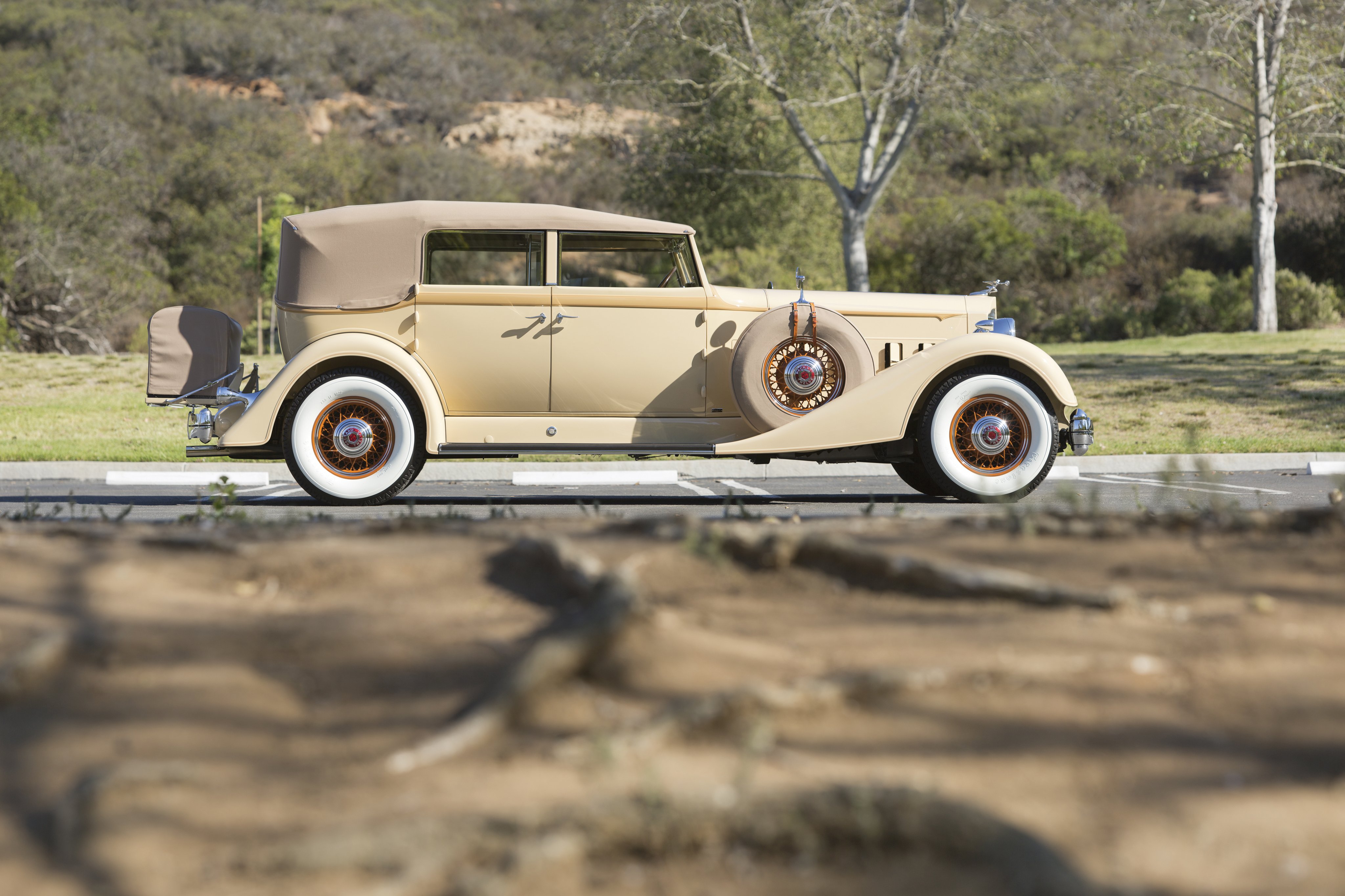 1934, Packard, Twelve, Convertible, Sedan, 1107 743, Luxury, Retro, Vintage Wallpaper
