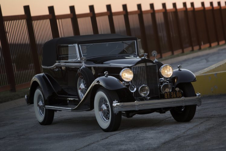 1933, Packard, Super, Eight, Convertible, Victoria, 1004 667, Luxury, Retro, Vintage HD Wallpaper Desktop Background