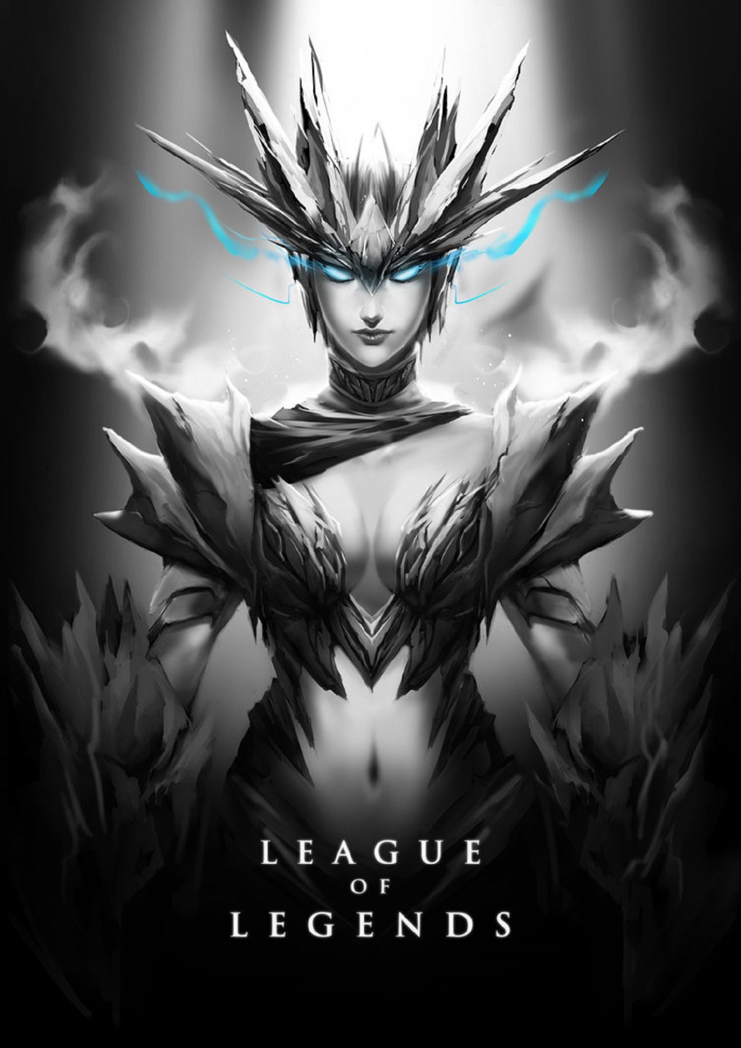 league, Of, Legends, Poster, Shyvana Wallpaper