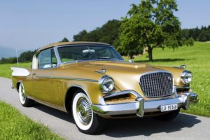 1957, Studebaker, Hawk, Golden, Cars, Old, Classic, Landscape, Motors